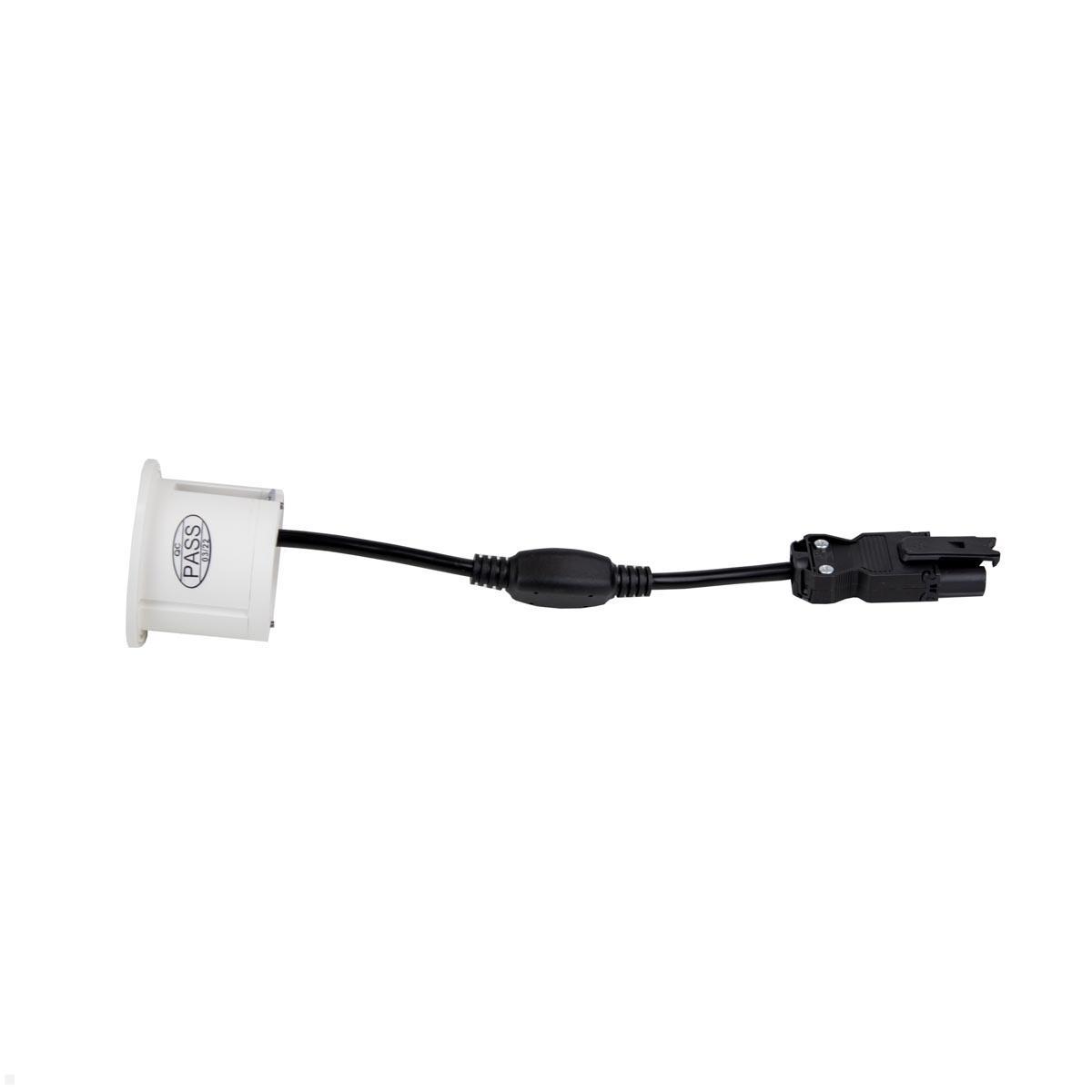 Bachmann PIX Einbau USB Charger USB-A / USB-C Ladegerät (926.330), Ansicht inkl. Kabel