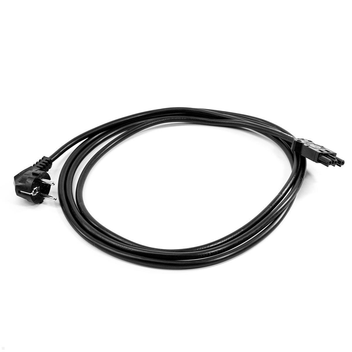 Bachmann Gerätezuleitung Kabel GST18 1,0 m (375.0045) in Schwarz