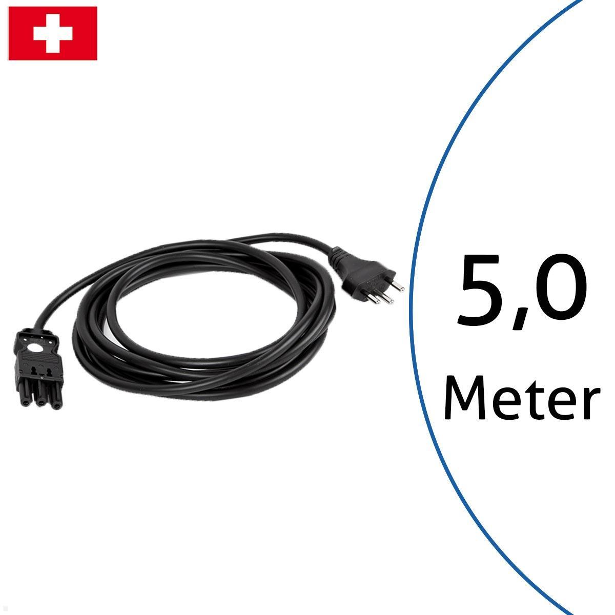 Bachmann Gerätezuleitung Kabel CH Schweiz GST18 5m (375.018)