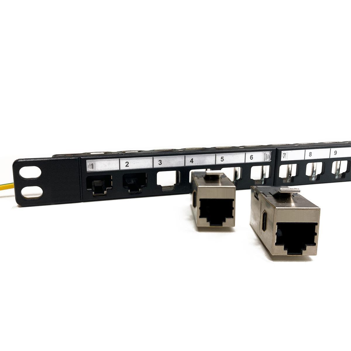 TecLines TKM015 Keystone Modul LAN CAT 7, Patch-Panel Anwendung