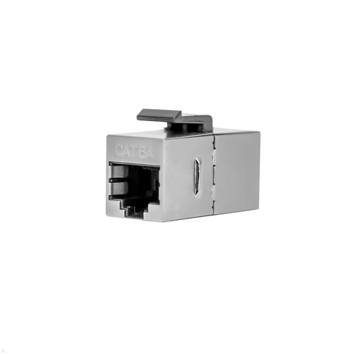 TecLines TKM016 Keystone Modul Cat6a 2x RJ45 Buchse, Rückseite