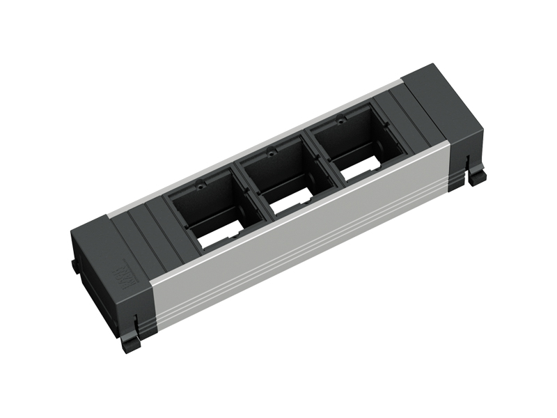 Bachmann Power Frame Steckdoseneinheit 3-fach 3x Custom Module (916.010)