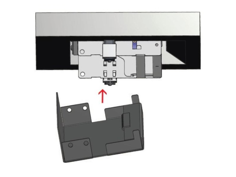 Bachmann CONI Holder für 3-fach Einbaurahmen (911.9100) einfache Montage