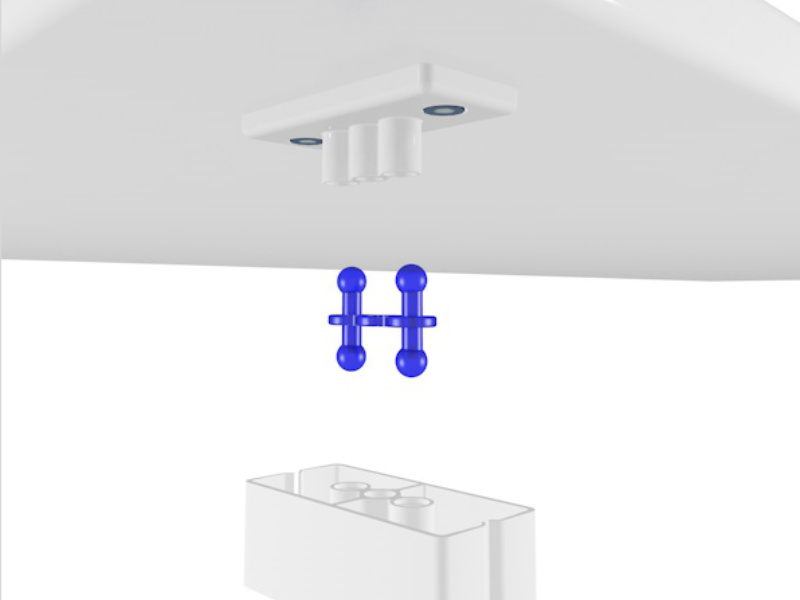 Bachmann Zubehör Easy-Connect Montagestab Universalkupplung (930.026) Kombinierbar